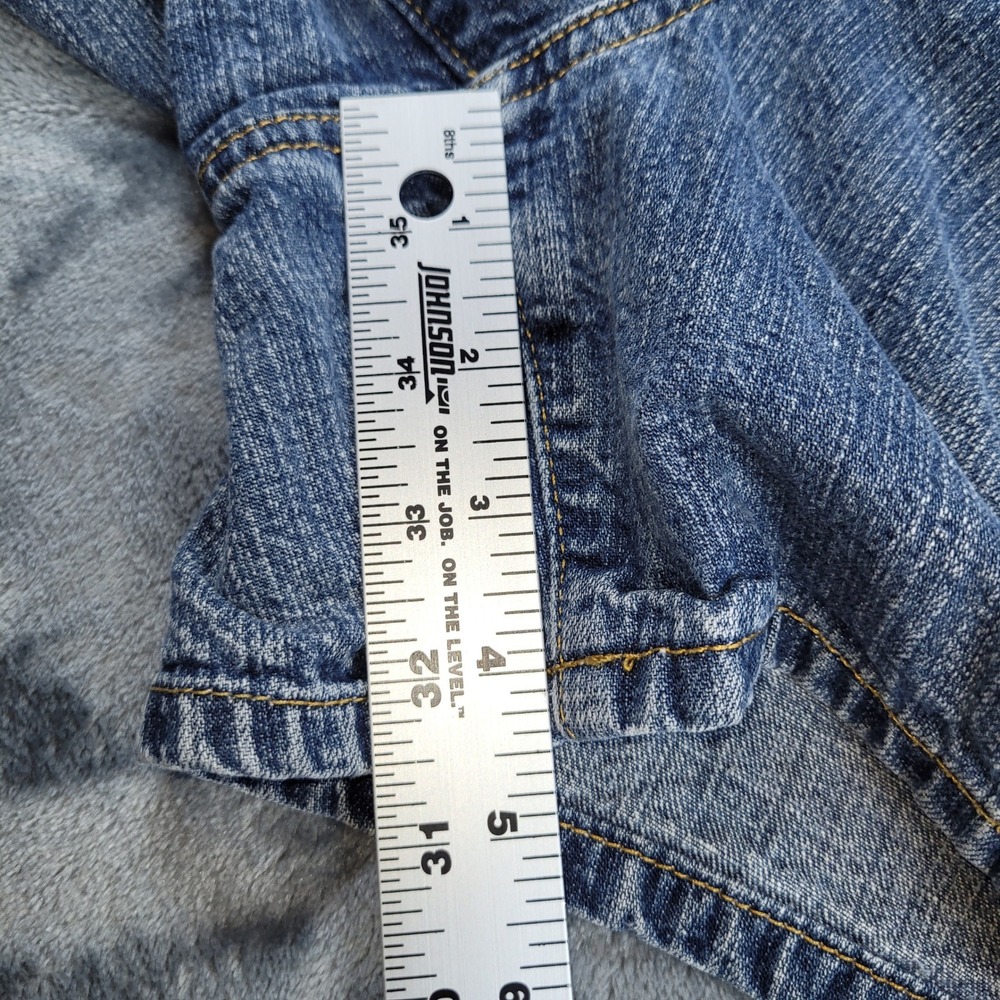 Polo Jeans Co Ralph Lauren Womens Saturday Shorts Size 10 Denim Medium Wash 5" - Picture 7 of 7